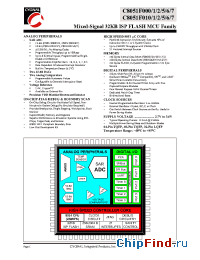 Datasheet C8051F005 manufacturer Silicon Lab.